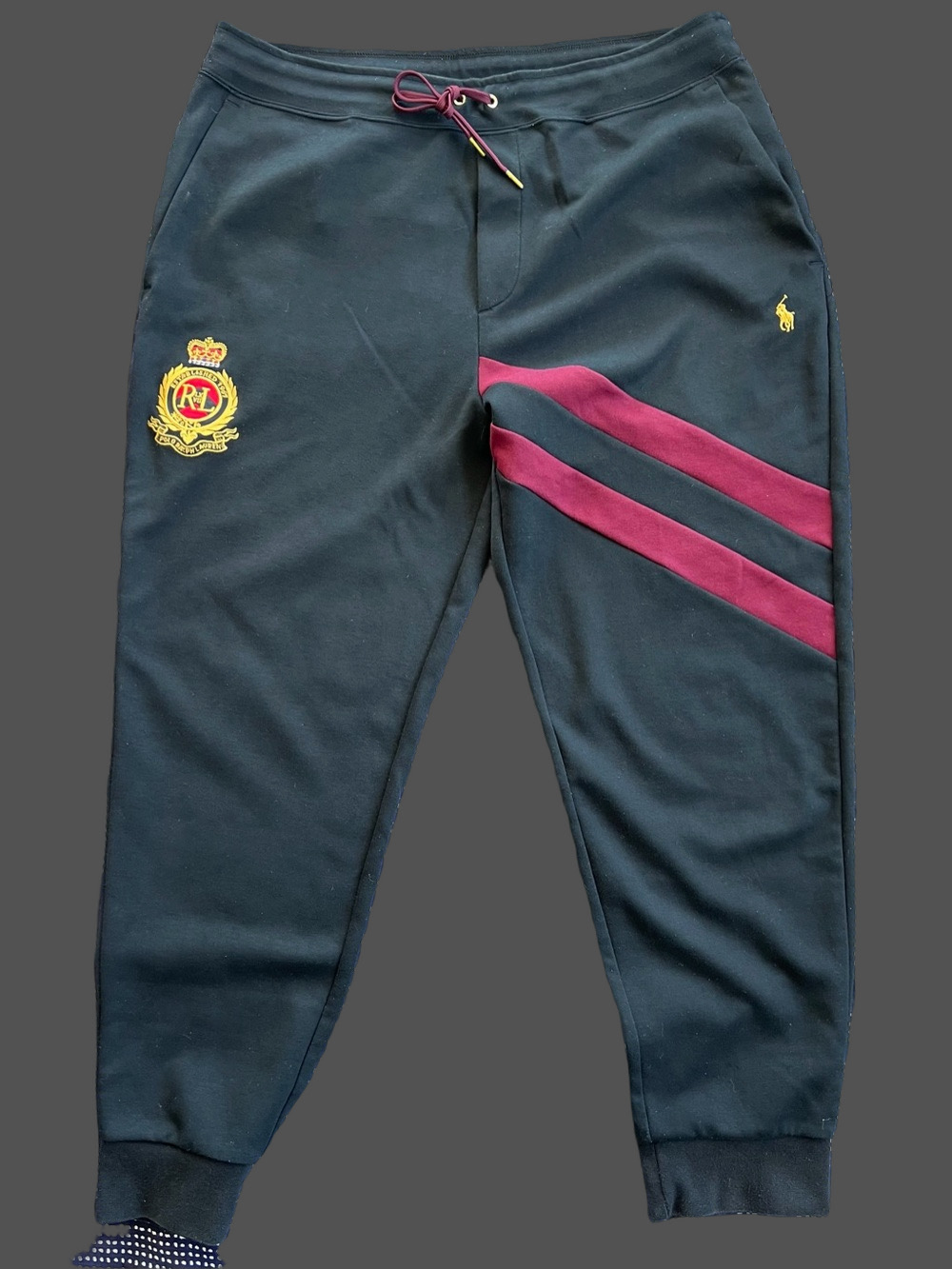 Polo by Ralph Lauren Black Men's Pullover and Matching Track Suit. - Picture 2 of 16